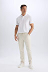 DeFacto Jogger Pantolon Esnek Basic Düz Beli Bağcıklı Cepli Düz Paça C6022AX25SPBG74