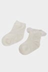 DeFacto Kız Bebek Kurdele 2'li Pamuklu Uzun Çorap E5025A5NSWT1