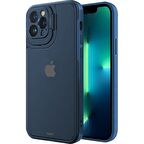 Buff iPhone 13 Pro Max Hybrid Corner Kılıf Blue