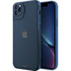 Buff iPhone 11 Pro Max Hybrid Corner Kılıf Blue