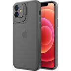 Buff iPhone 12 ile Uyumlu Hybrid Corner Kılıf White