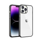 Buff iPhone 14 Pro Max Air Hybrid Kılıf Smoke Black