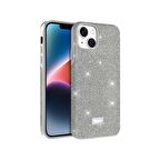 Buff iPhone 14 Diamond Series Kılıf Light Silver