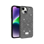 Buff iPhone 14 Plus Diamond Series Kılıf Dark Silver