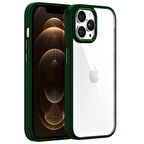 Buff iPhone 12 Pro Max New Air Bumper Kılıf Green