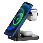 Buff BL34 3 in 1 Magsafe Uyumlu Kablosuz Şarj Cihazı