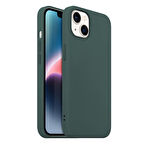 Buff iPhone 14 Rubber S Kılıf Dark Green