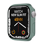 Buff Apple Watch Uyumlu New Slim Fit 45mm Kılıf Green 