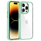 Buff iPhone 14 Pro New Air Bumper Kılıf Light Green