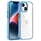 Buff iPhone 14 New Air Bumper Kılıf Sierra Blue