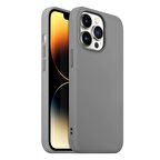 Buff iPhone 14 Pro Rubber S Kılıf Gray