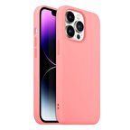 Buff iPhone 14 Pro Max ile Uyumlu Rubber S Kılıf Pink