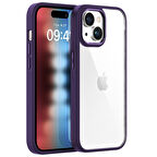 Buff iPhone 15 New Air Bumper Kılıf Purple