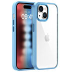 Buff iPhone 15 New Air Bumper Kılıf Sierra Blue
