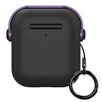 Buff Airpods 2 DjPods Kılıf Black-Purple