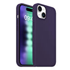 Buff iPhone 15 Plus Rubber Fit Kılıf Purple