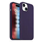 Buff iPhone 15 Rubber Fit Kılıf Purple