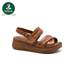 VENÜS 24340223Y KALIN TABAN ORTOPEDİK DERİ KADIN SANDALET