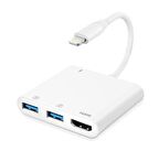iPhone Lightning 1080p 2 Usb 3.0 PD Dijital Av Otg Şarj Adaptör