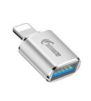 Techmaster iPhone iPad Lightning Otg Adaptör Flash Klavye Aparat