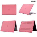 MacBook Air M2 13.6 A2681 2022 Cream Kılıf Kapak Ultra İnce Koruma