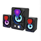 E-1306 Telefon Bilgisayar Tablet RGB Stereo Usb Subwoofer Hoparlör