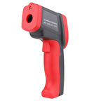 Lazer İnfrared Temassız Termometre Sıcaklık Ölçer -50 + 420 Kırmızı