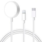 Type-C to Apple Watch 7 8 9 Ultra iPhone 11 12 13 14 Pro Max Uyumlu 15W Destekli Şarj Kablosu