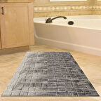 Dekoreko Kaymaz Taban Djt Banyo Halısı Trend Modern 1911