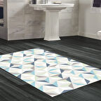 Dekoreko Kaymaz Taban Djt Banyo Halısı Trend Modern 1944