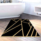 Dekoreko Kaymaz Taban Djt Banyo Halısı Trend Modern 686M
