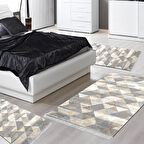 Eko Trend Djt Yıkanabilir Kaymaz Taban 3 Lü Yatak Odası Takımı 661 Iskandinav