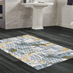 Dekoreko Kaymaz Taban Djt Banyo Halısı Trend Modern M5015