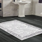 Dekoreko Kaymaz Taban Djt Banyo Halısı Yıldız Deri Modern 1314