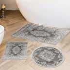 Eko Trend Djt 3 Lü Yıkanabilir Kaymaz Taban Banyo Paspas Seti 762 Osmanli