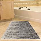 Dekoreko Kaymaz Taban Djt Banyo Halısı Star Pamuk Modern 1911