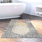 Dekoreko Kaymaz Taban Djt Banyo Halısı Star Pamuk Modern E4052