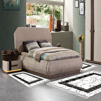 Eko Trend Djt Yıkanabilir Kaymaz Taban 3 Lü Yatak Odası Takımı M12341 Bordürlü