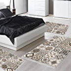 Eko Trend Djt Yıkanabilir Kaymaz Taban 3 Lü Yatak Odası Takımı Mu144 Patchwork