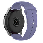 Samsung Galaxy Watch 4 5 Pro 6 40 42 43 44 45 46 47 Mm Uyumlu Kordon (20 Mm) Silikon Kordon Kayış