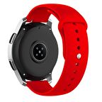 NovStrap Samsung Galaxy Watch 5 Pro 45mm / Watch 5 40-44mm Uyumlu Kordon (20 Mm) Silikon Kayış