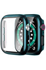 Apple Watch Seri 8 41mm Uyumlu Ekran Kasa Koruyucu Kapak Apple Watch 8 41mm 360 Koruma Kılıfı