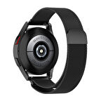Samsung Galaxy Watch 4 5 Seri 40 42 44 46mm Samsung Watch 5 Pro 45mm Uyumlu Kordon Metal Hasır 20mm