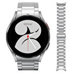 NovStrap Samsung Galaxy Watch 5 Pro 45mm / Watch 5 40-44mm Uyumlu Çelik Metal Kordon Tam Uyumlu Pim