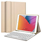 NovStap Apple iPad Air 1 Air 2 iPad 9.7 inç 2017 2018 5/6 Nesil ile Uyumlu Bluetooth Klavyeli Kılıf