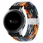 NovStrap Huawei Watch GT3 Pro 46mm ile Uyumlu Kordon Kayış (22mm) Flexible Elastik Örgü Kayış