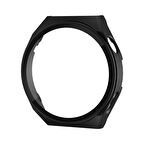 NovStrap Huawei Watch GT3 Pro Uyumlu Ekran Koruyucu Cam ve Kasa Koruyucu Kılıf Sert PC
