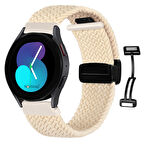 NovStrap Xiaomi Mi Watch Uyumlu Kordon Kayış (22mm) Flexible Örgü Magnet Tokalı Kordon