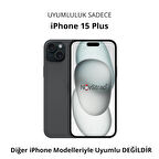 NovStrap Apple iPhone 15 Plus ile Uyumlu Ekran Koruyucu Parlak Şeffaf Seramik Nano Esnek Cam