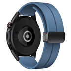 Huawei Watch Gt4 46mm Gt3 46mm Gt3 Pro Gt3 Se Elite Gt2 46mm Gt2e Uyumlu Kordon Silikon Magnet Toka